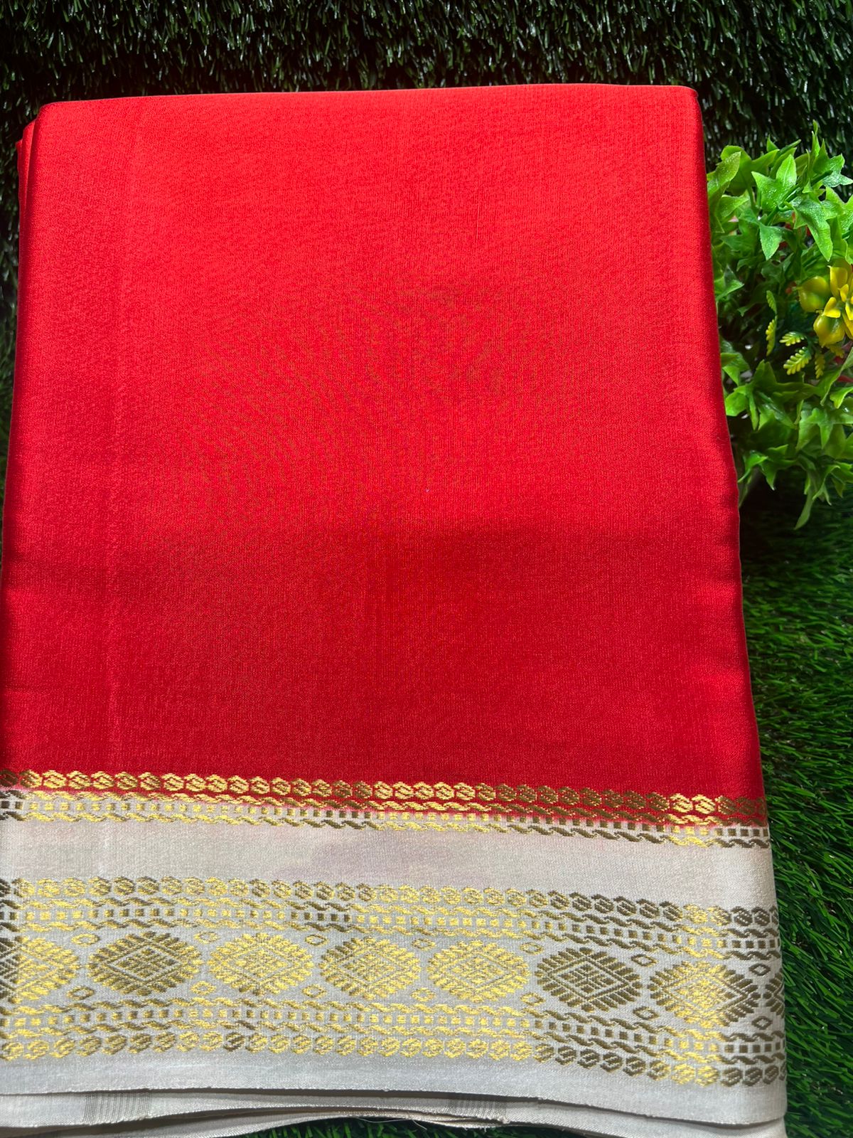Pure Mysore Silk Saree.