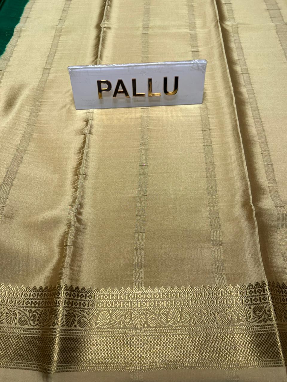 Pure Mysore Silk Saree.
