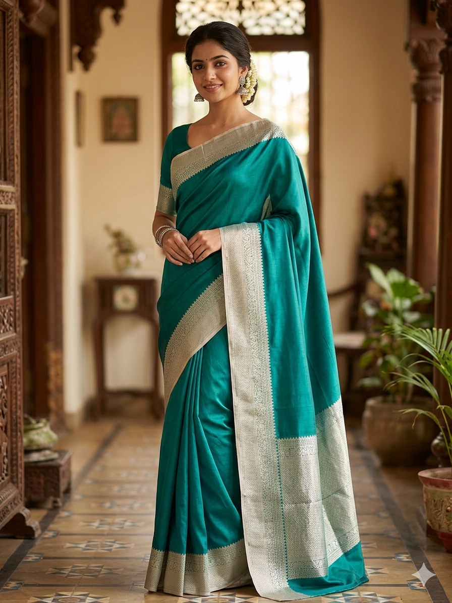 Pure Mysore Silk Saree.