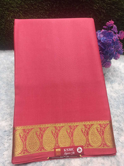 Pure Mysore Silk Saree.