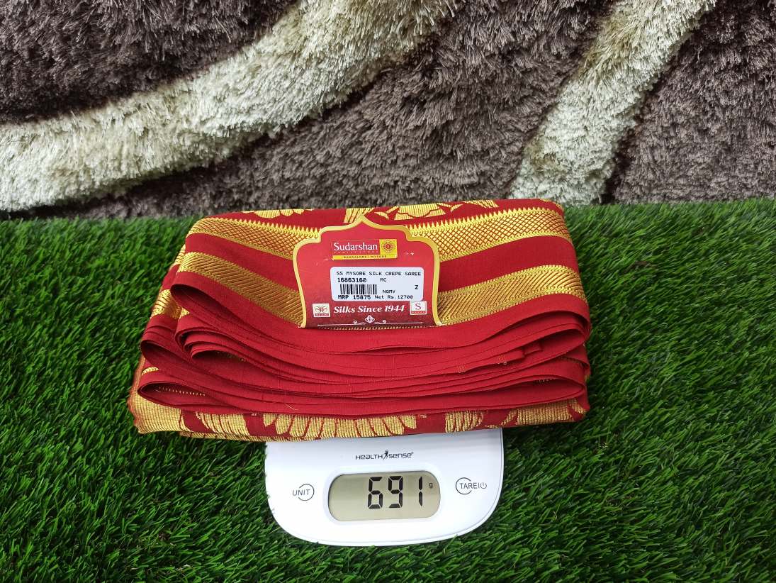 Pure Mysore Silk Saree.