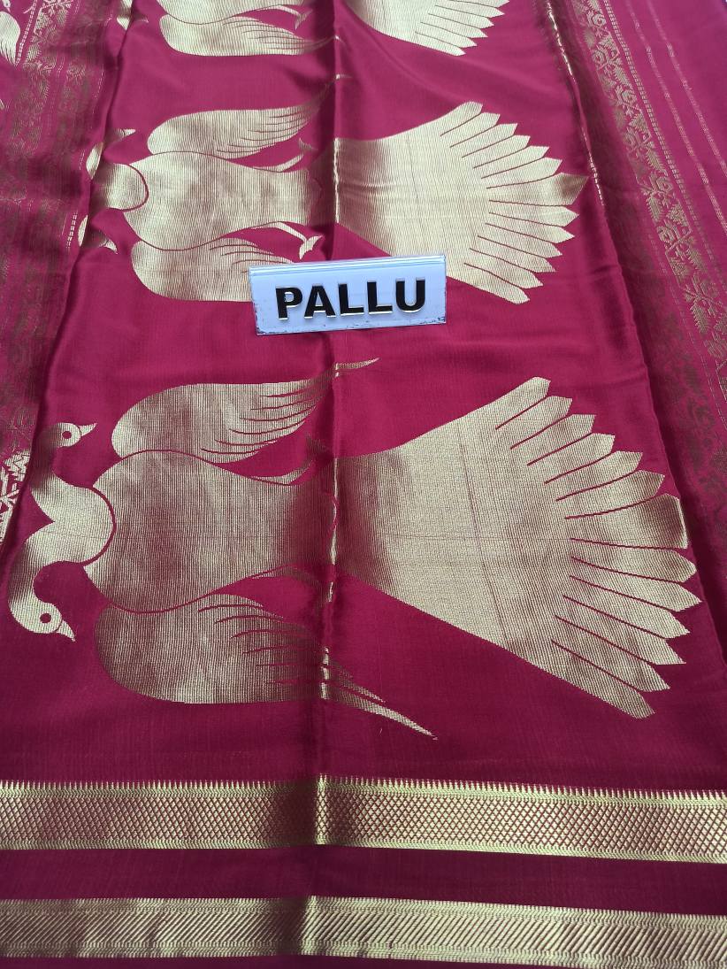 Pure Mysore Silk Saree.
