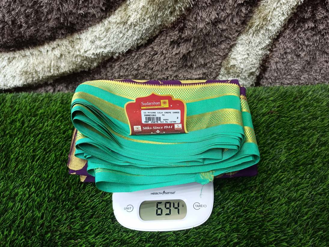 Pure Mysore Silk Saree.