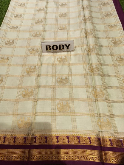 Pure Mysore Silk Saree.