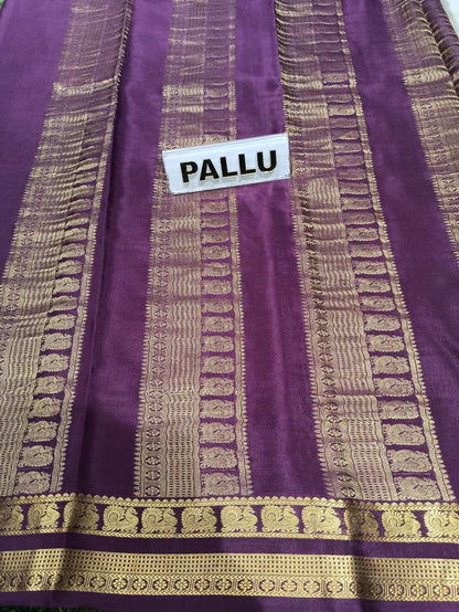 Pure Mysore Silk Saree.