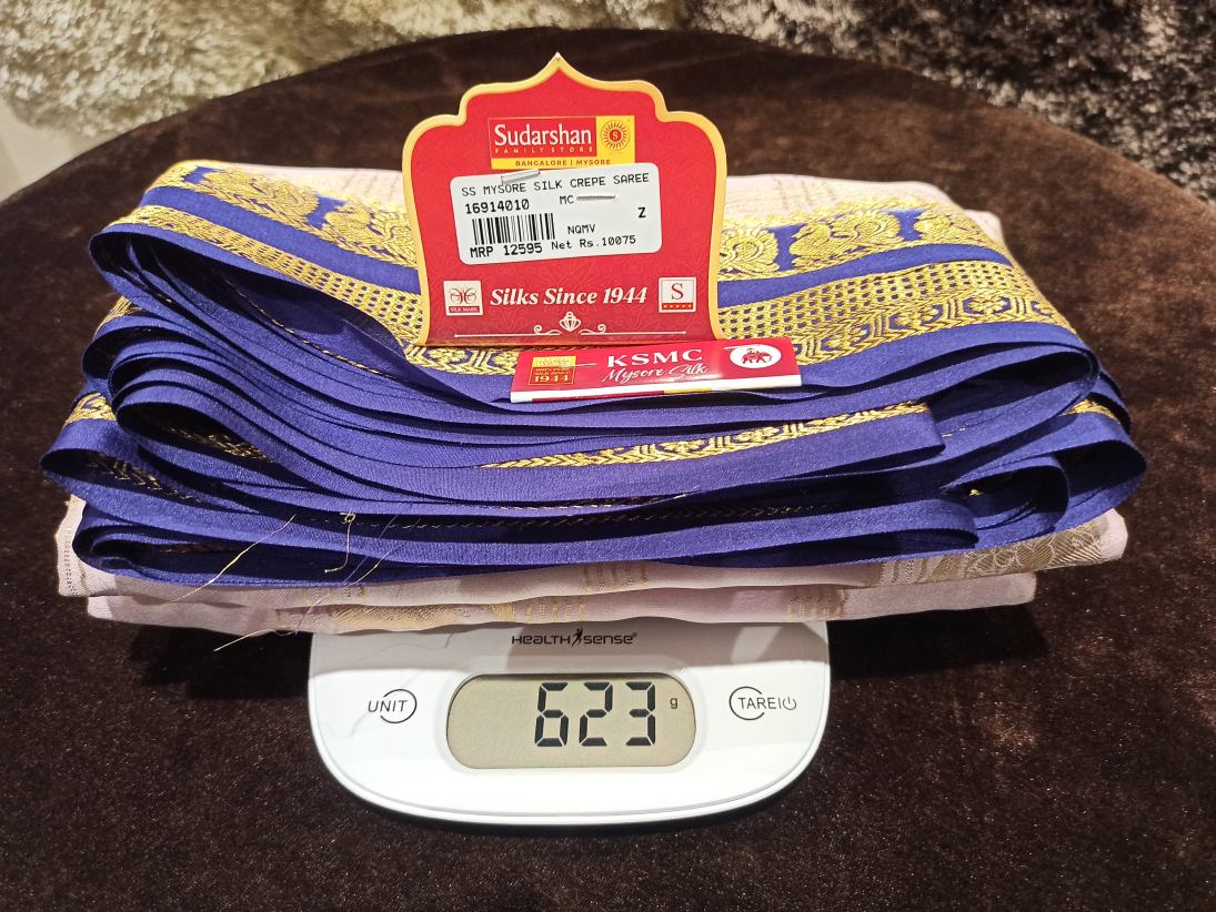 Pure Mysore Silk Saree.