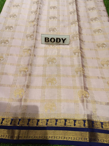 Pure Mysore Silk Saree.