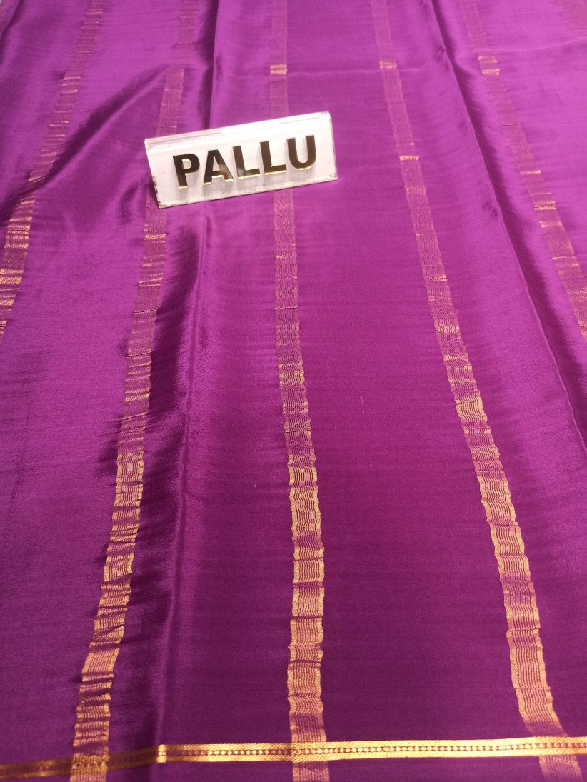 Pure Mysore Silk Saree.