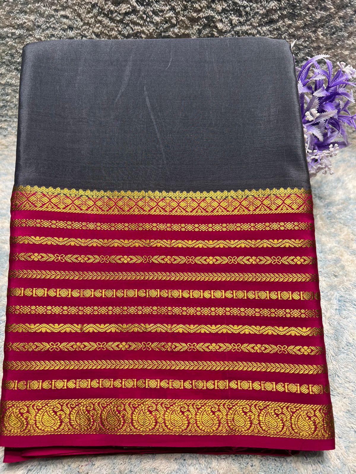 Pure Mysore Silk Saree.