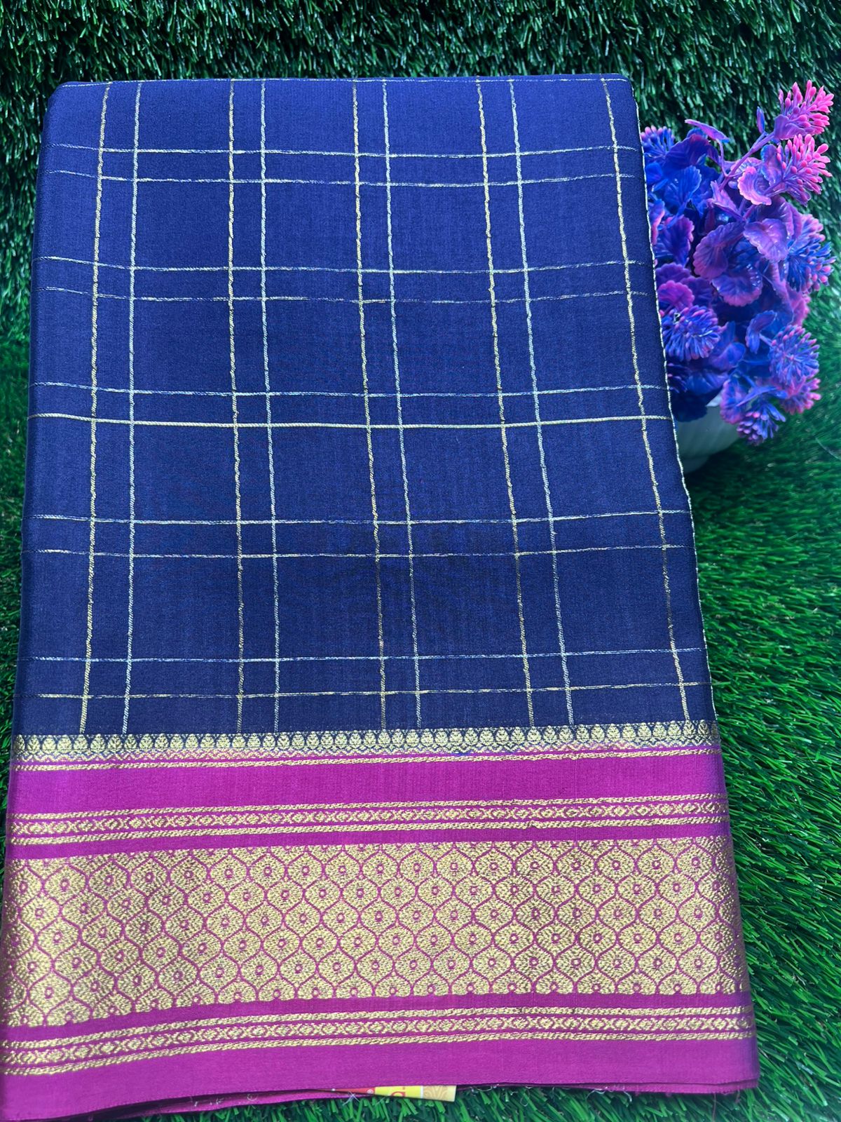 Pure Mysore Silk Saree.