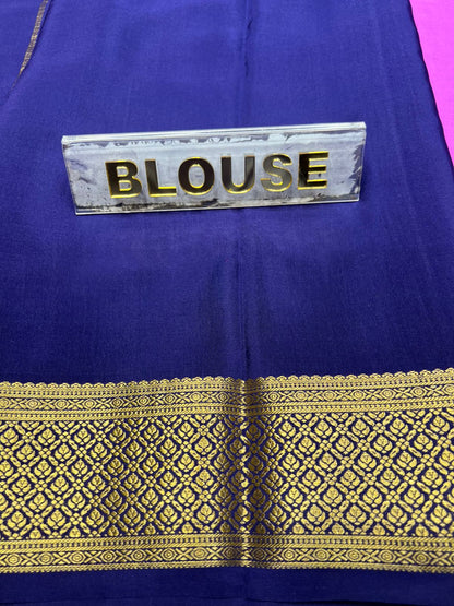 Pure Mysore Silk Saree.