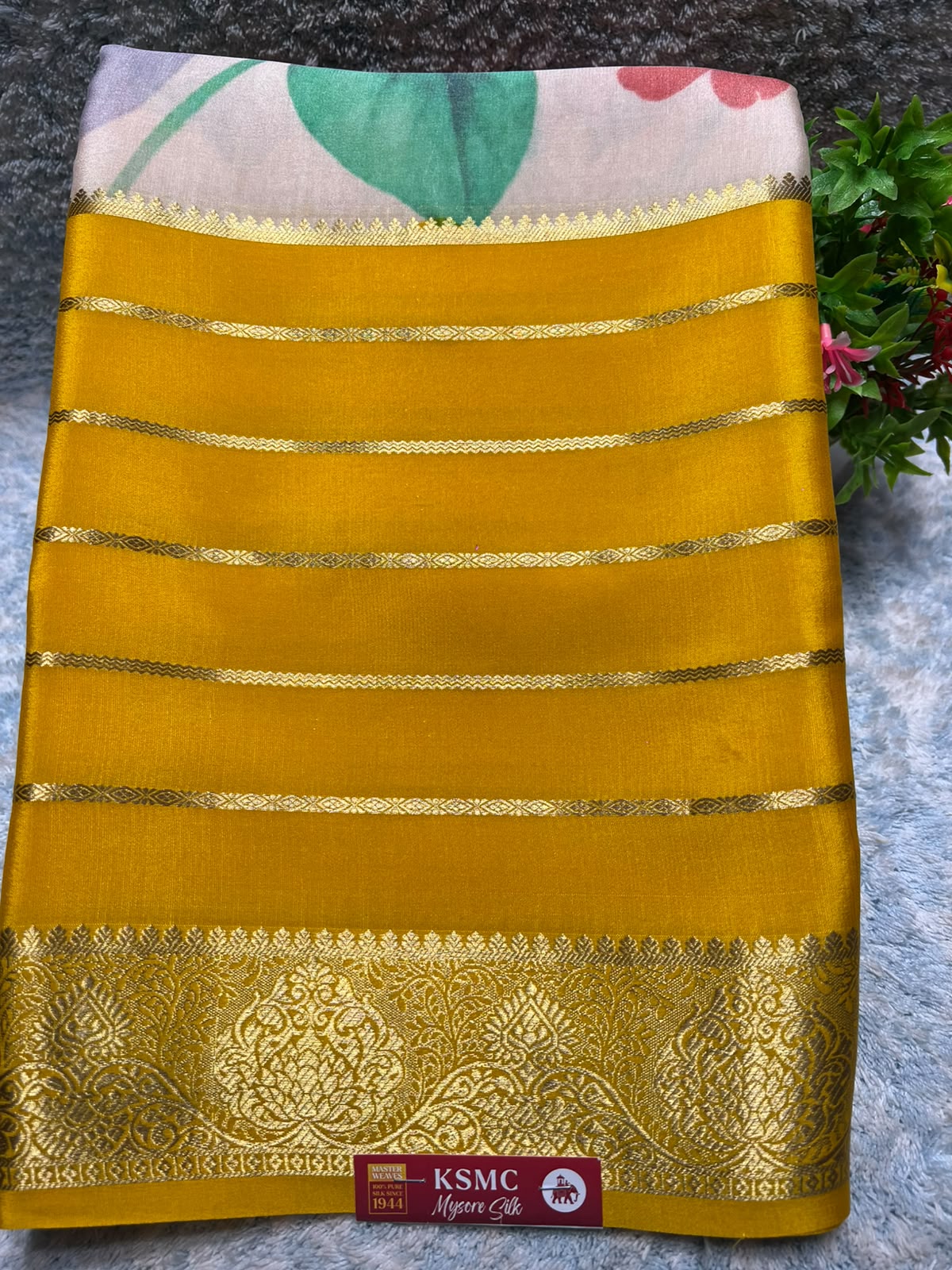 Pure Mysore Silk Saree.
