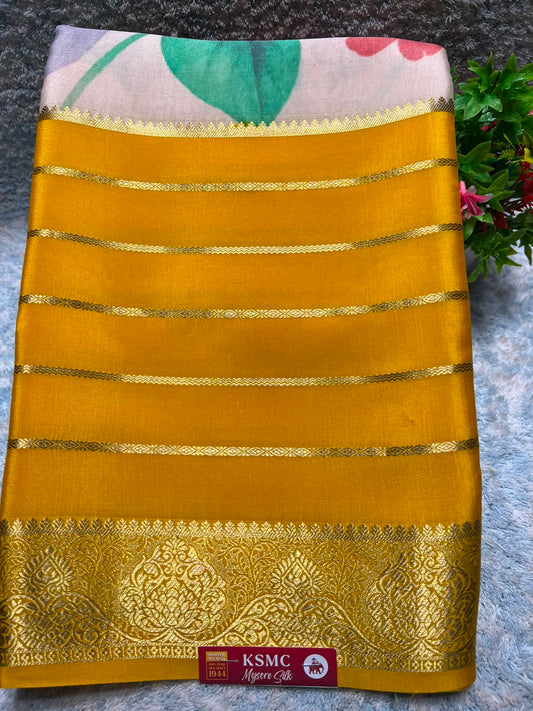 Pure Mysore Silk Saree.