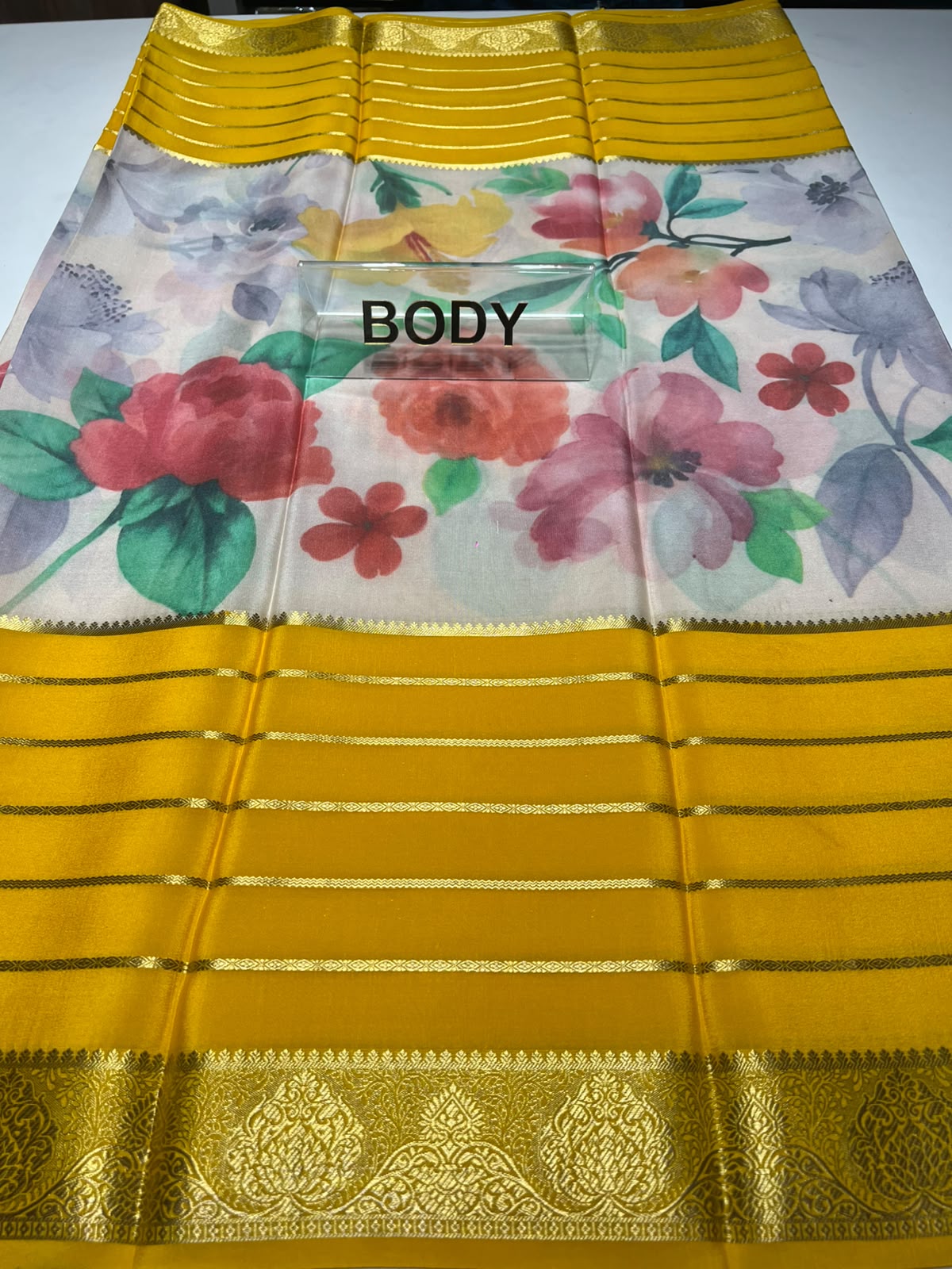 Pure Mysore Silk Saree.