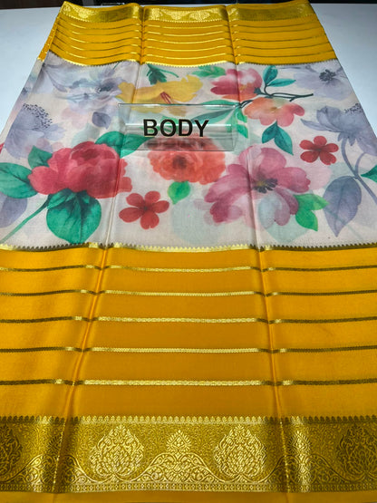 Pure Mysore Silk Saree.