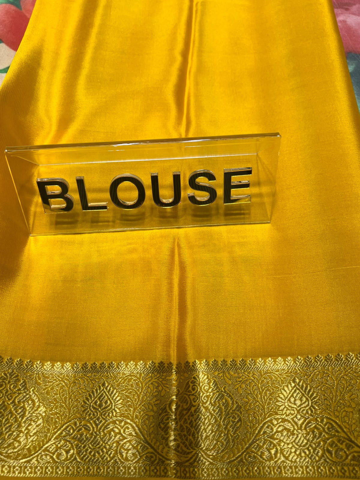 Pure Mysore Silk Saree.