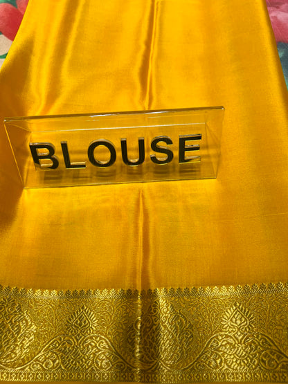 Pure Mysore Silk Saree.