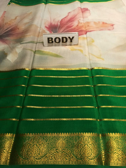 Pure Mysore Silk Saree.