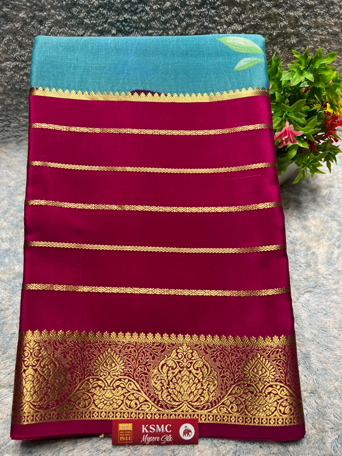 Pure Mysore Silk Saree.