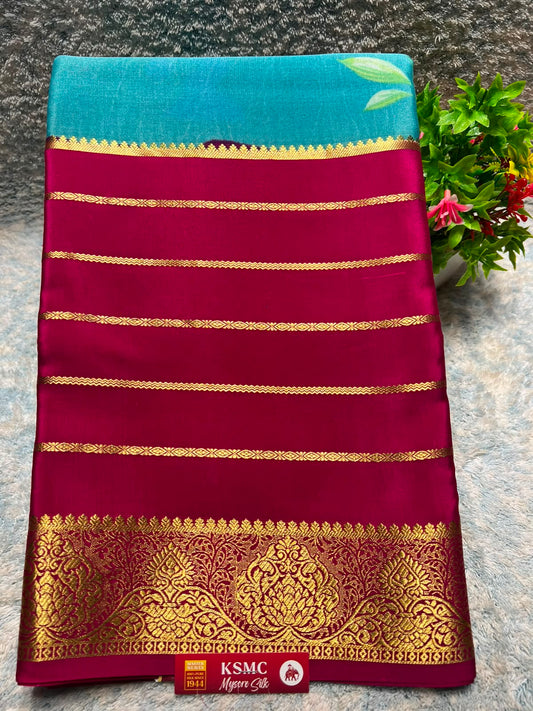 Pure Mysore Silk Saree.
