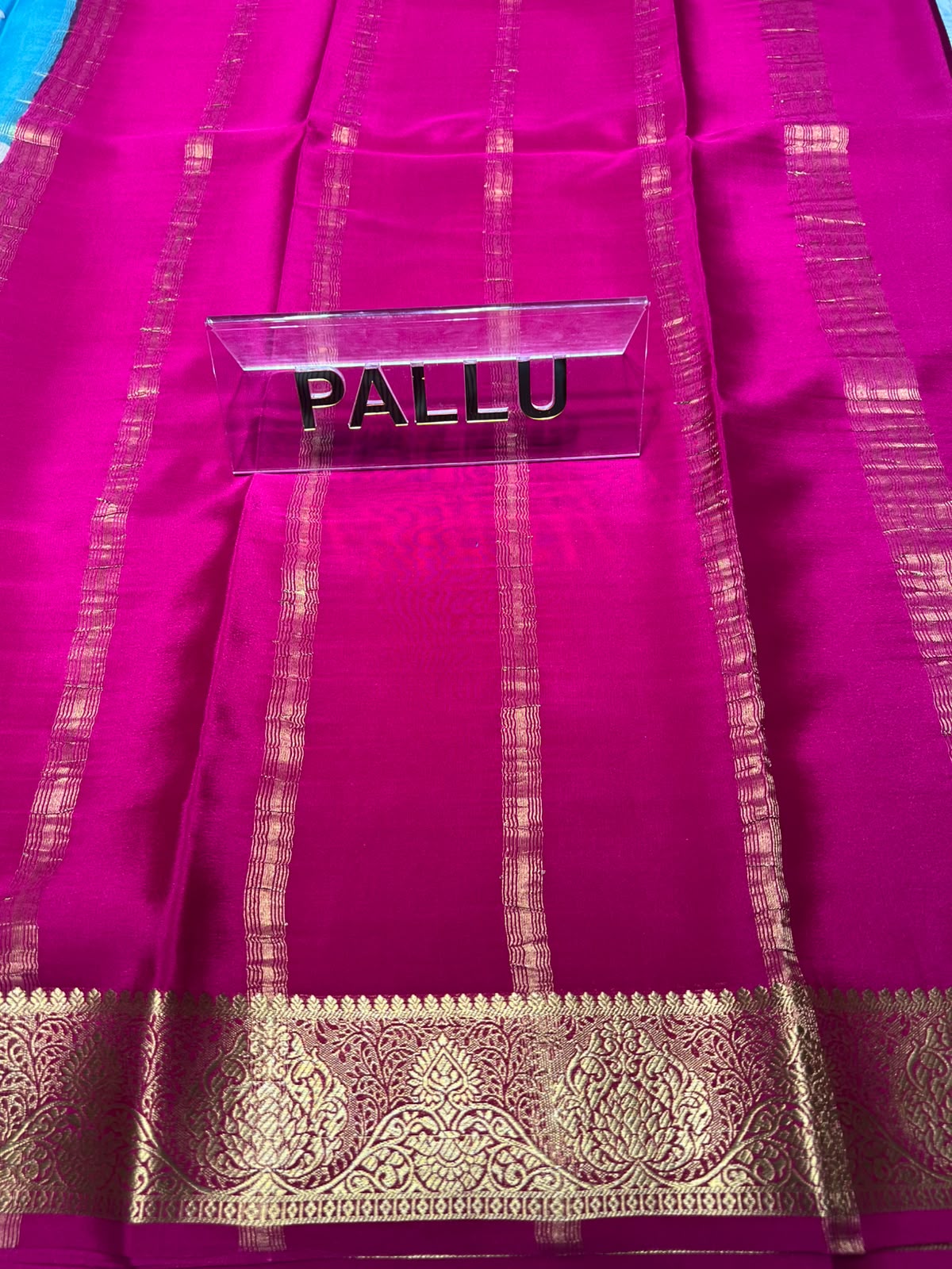 Pure Mysore Silk Saree.