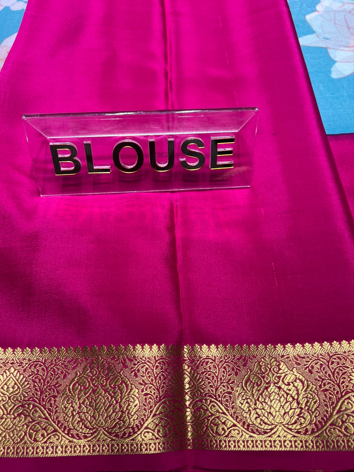 Pure Mysore Silk Saree.