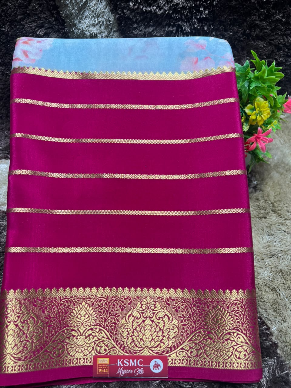 Pure Mysore Silk Saree.
