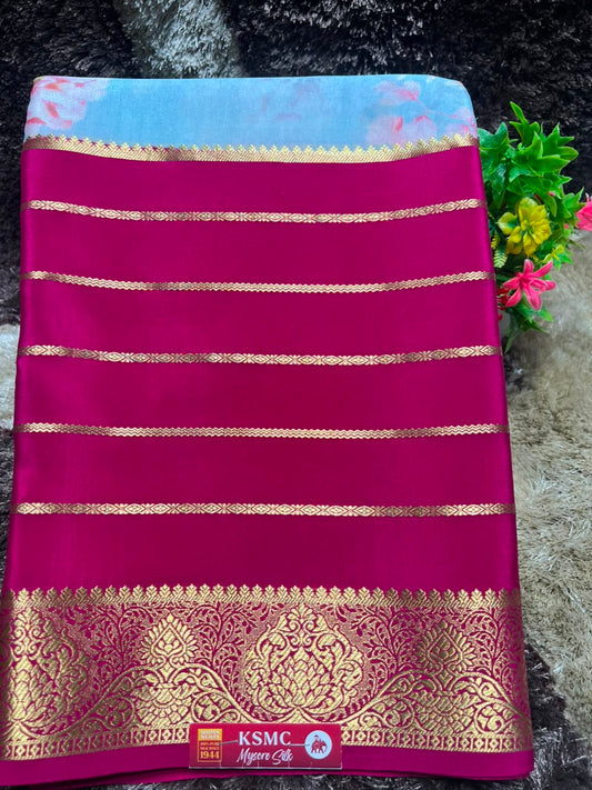 Pure Mysore Silk Saree.