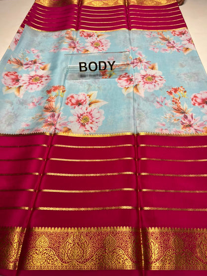 Pure Mysore Silk Saree.