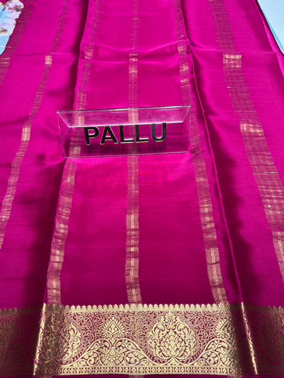 Pure Mysore Silk Saree.