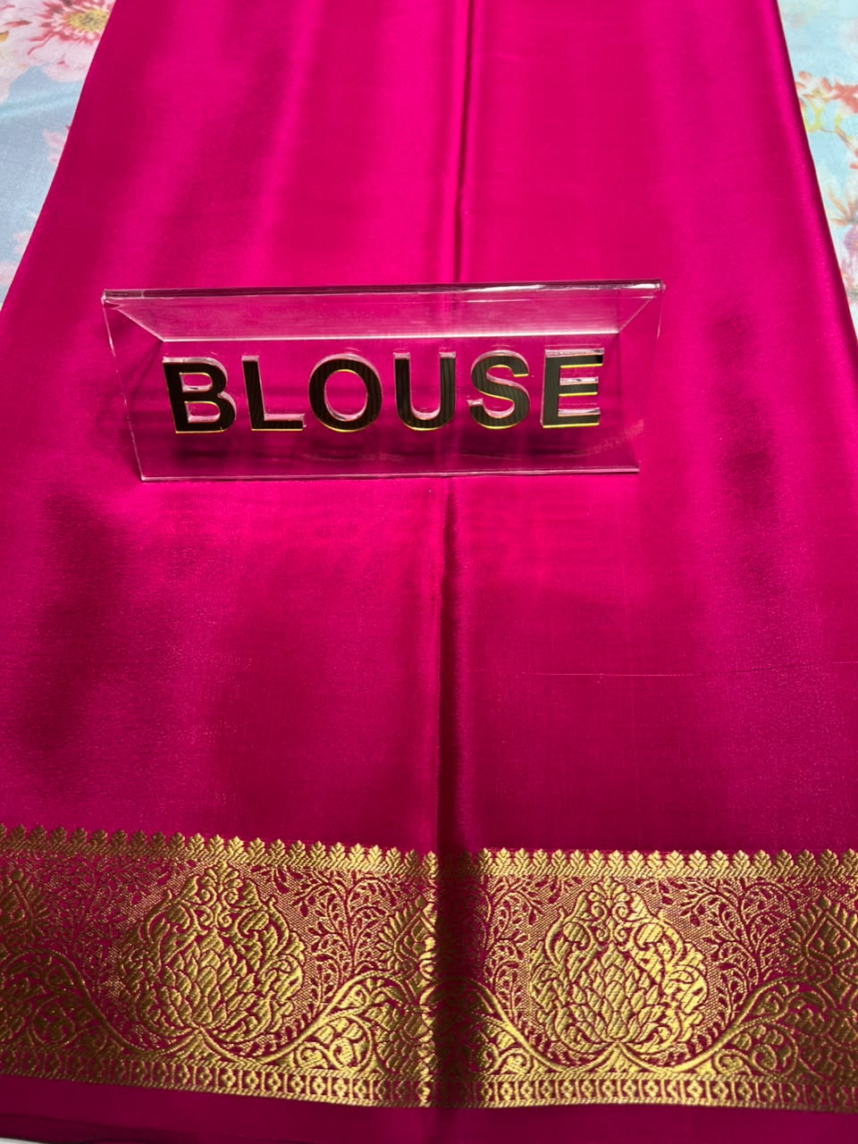 Pure Mysore Silk Saree.