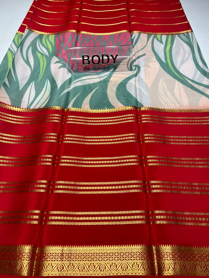 Pure Mysore Silk Saree.