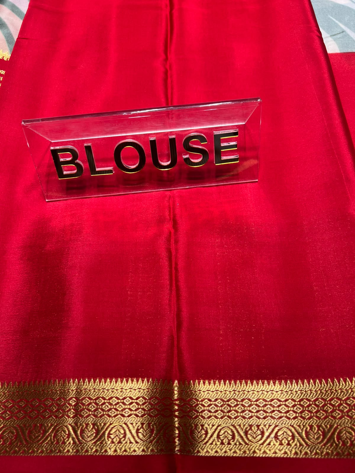 Pure Mysore Silk Saree.