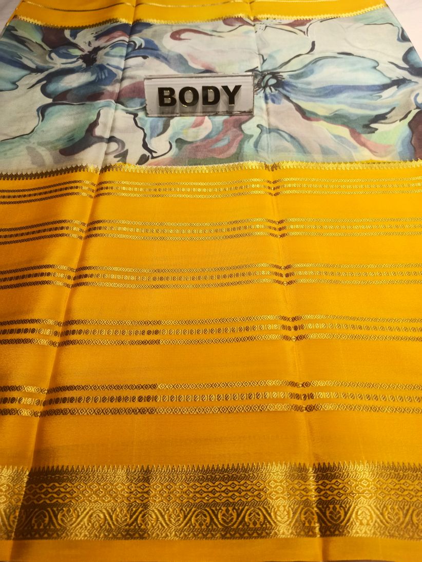 Pure Mysore Silk Saree.