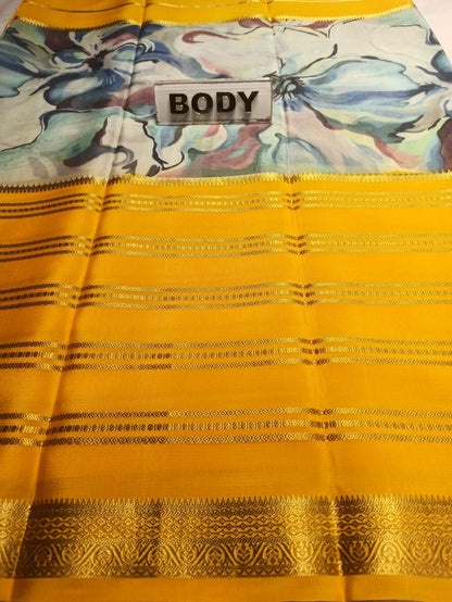 Pure Mysore Silk Saree.