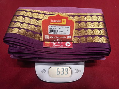 Pure Mysore Silk Saree.