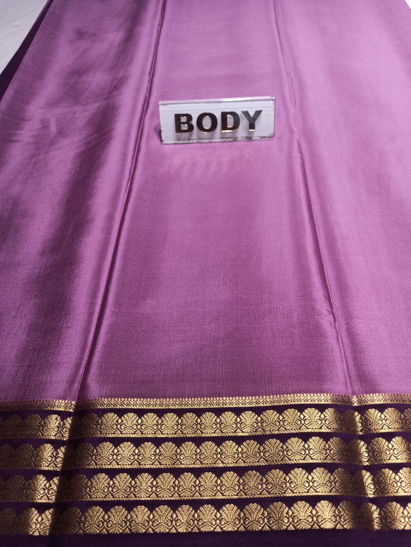 Pure Mysore Silk Saree.