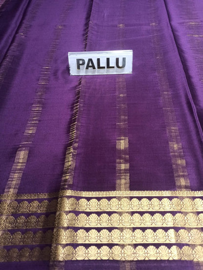 Pure Mysore Silk Saree.