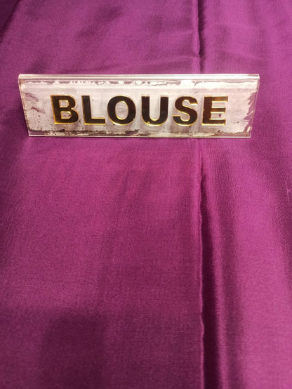 Pure Mysore Silk Saree.