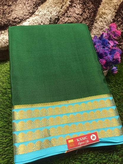 Pure Mysore Silk Saree.
