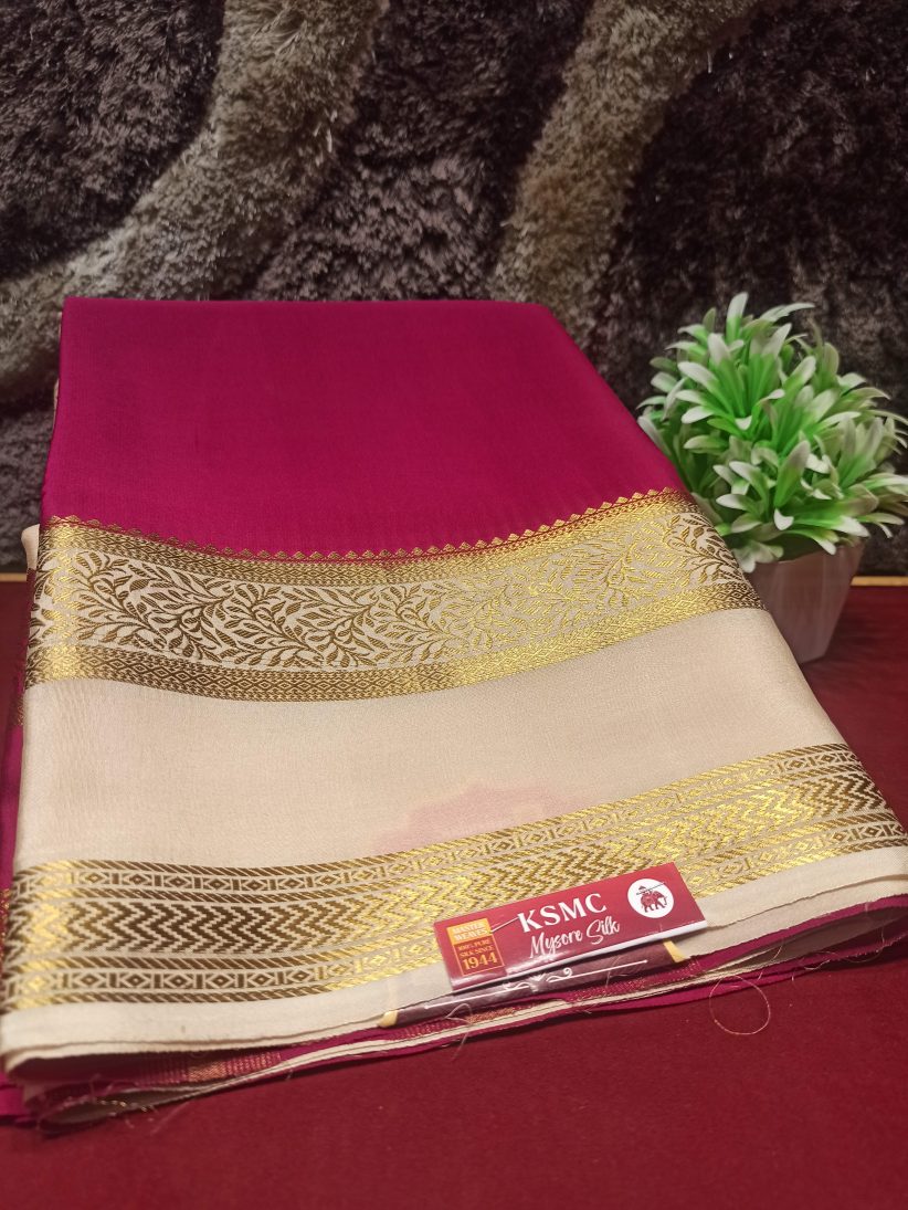 Pure Mysore Silk Saree.