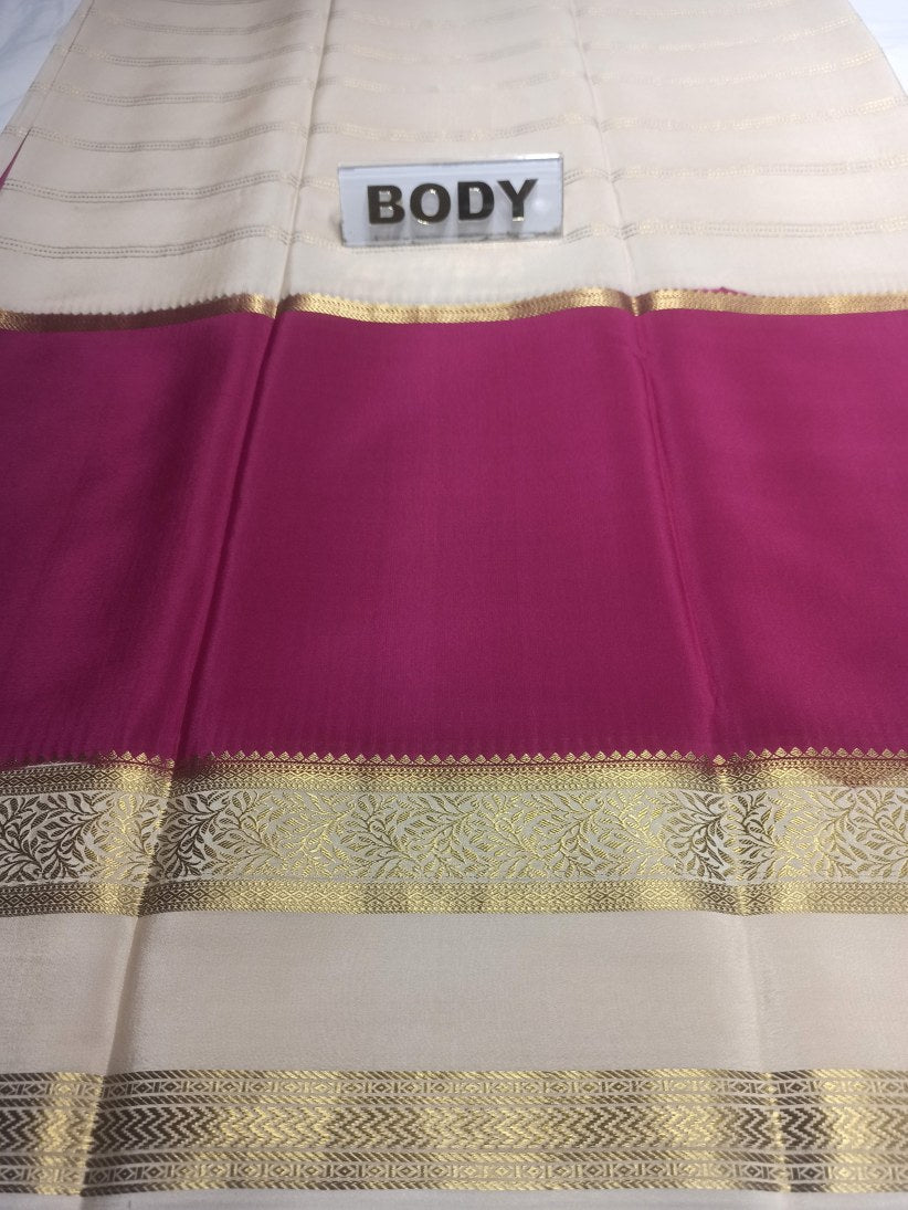 Pure Mysore Silk Saree.