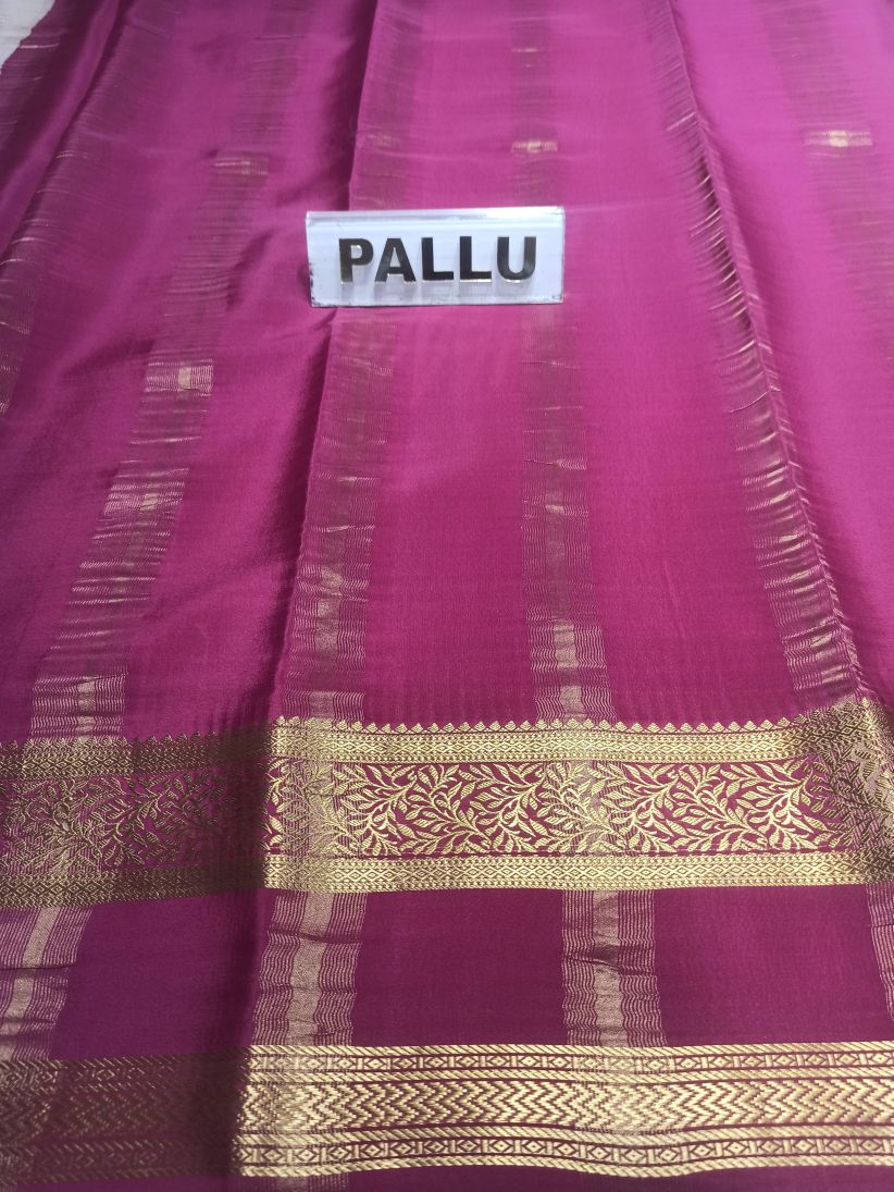 Pure Mysore Silk Saree.