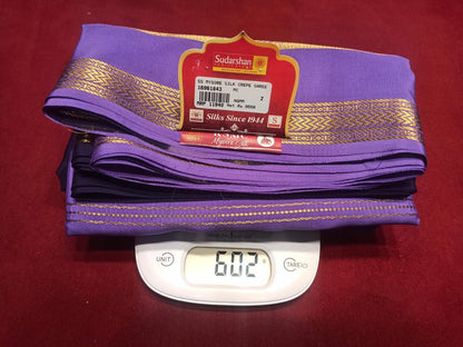 Pure Mysore Silk Saree.