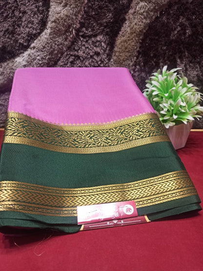 Pure Mysore Silk Saree.