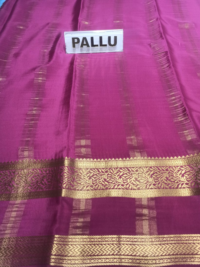 Pure Mysore Silk Saree.
