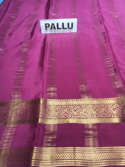 Pure Mysore Silk Saree.