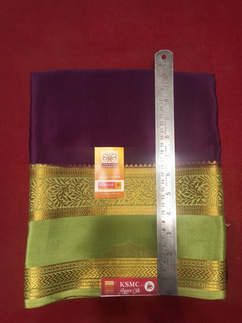 Pure Mysore Silk Saree.