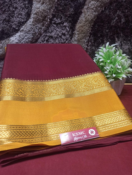 Pure Mysore Silk Saree.