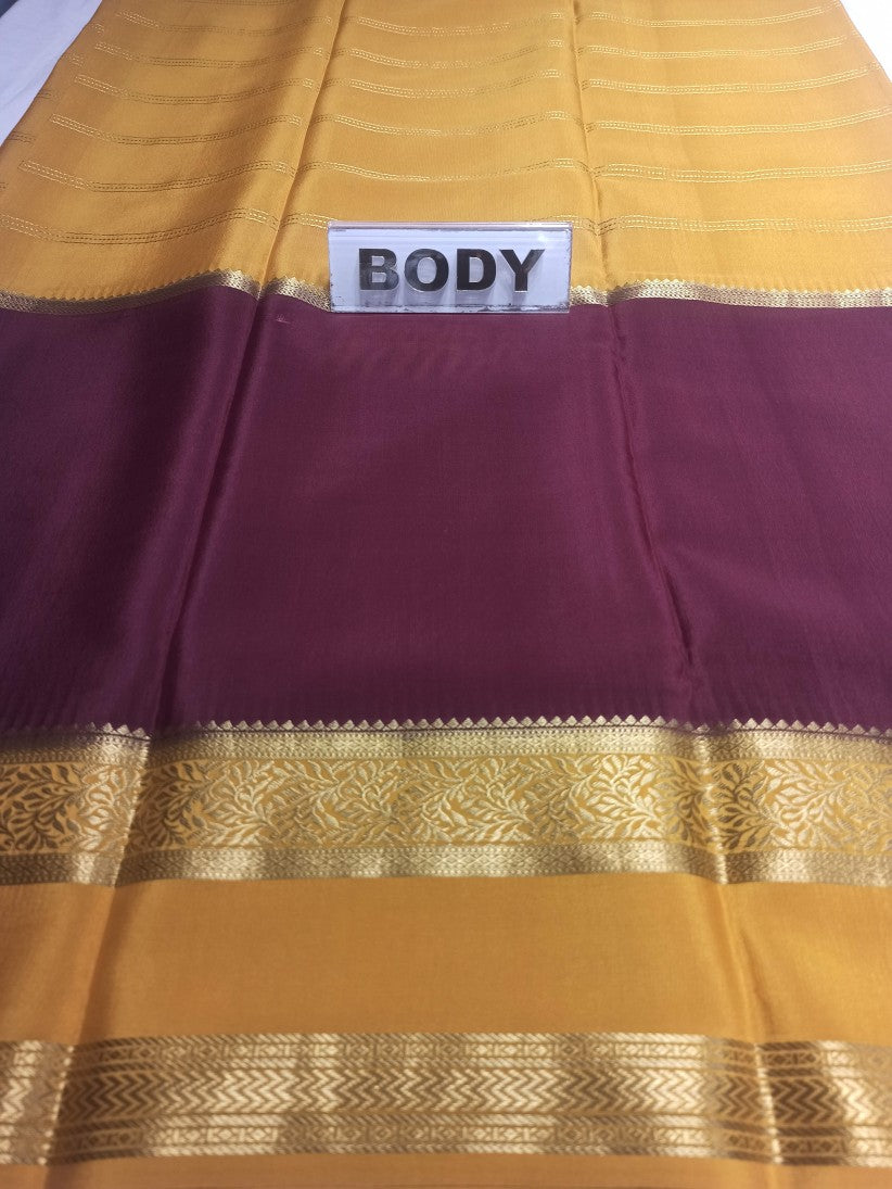 Pure Mysore Silk Saree.